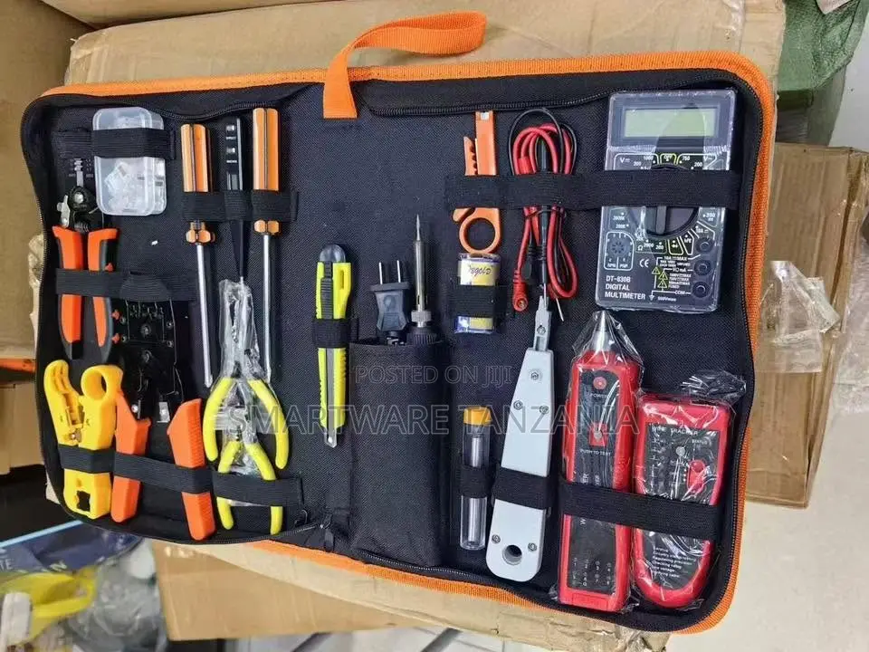 LAN Network Kit Crimper Cable Wire Cutter Pliers Screwdriver Tool