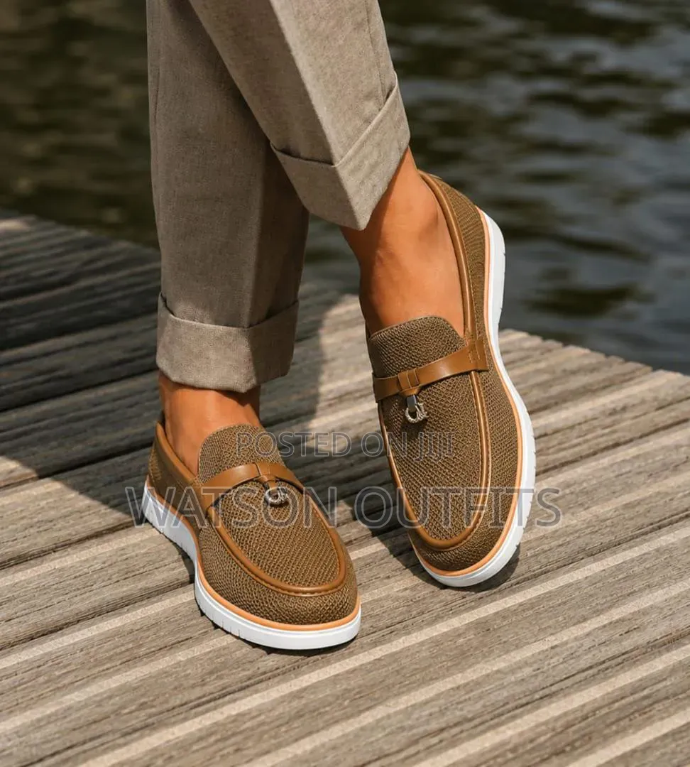 Men's Leather Shoes 5 Beautiful Colours Design L.P Brand New Loafers