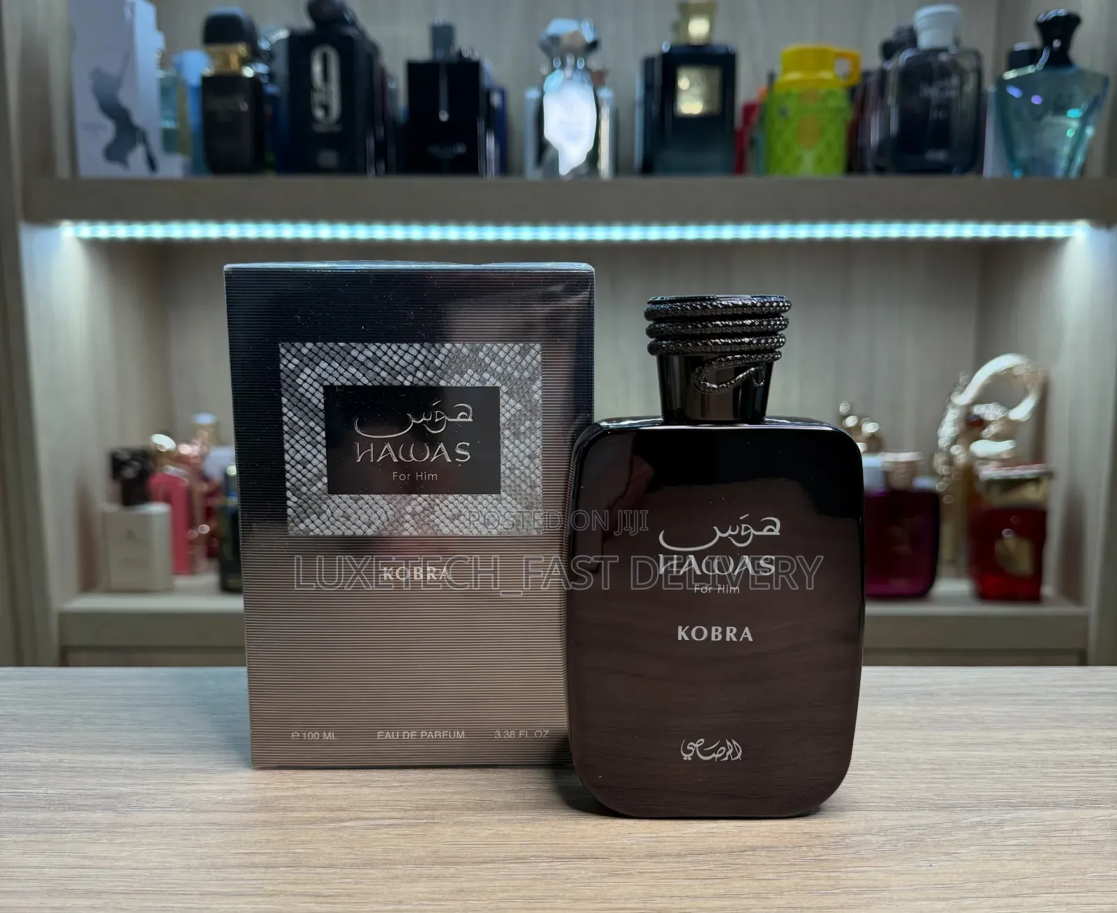Hawas Kobra 100ml – Bold Spicy Woody Perfume, Beast Mode Long Lasting