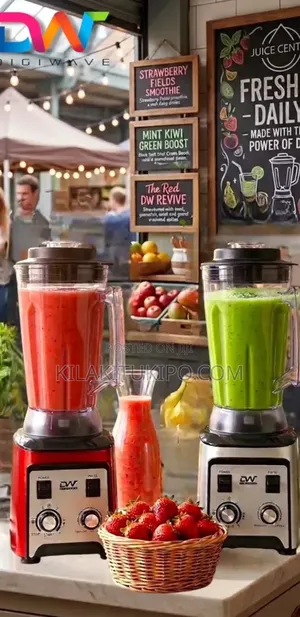 Dw 4l^commercial Blender With Timer Original Copper Motor 100%