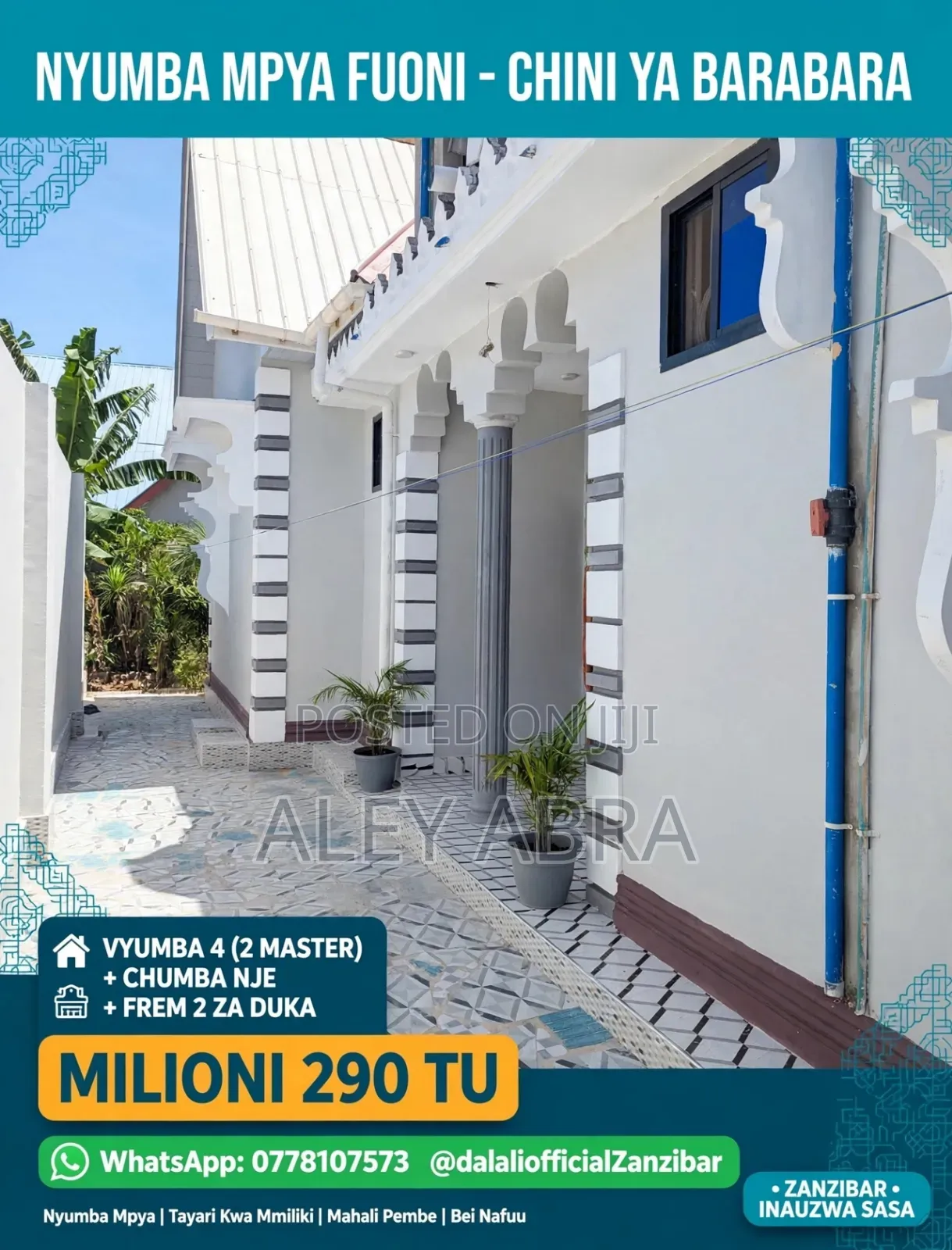 5bdrm House in Fuoni, Magharibi for sale