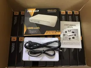 MINI DC UPS Power Backup 8800mAh With User Manual and Power Cables