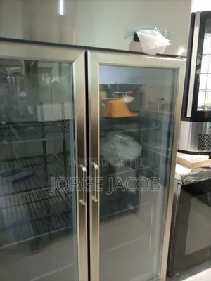 Double Glass Door Commercial Upright Display Refrigerator/Chiller