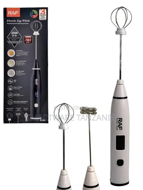 RAF Electric Egg Whisk 20W Handheld Mixer With Speed Control