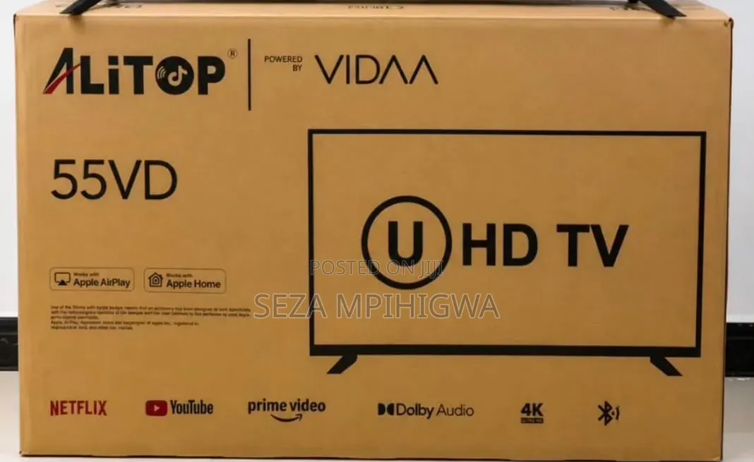 ALITOP 55" Smart VIDAA TV – 4K Ultra HD & Pure Entertainment!