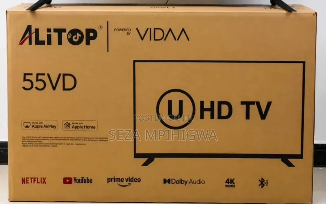 ALITOP 55" Smart VIDAA TV – 4K Ultra HD & Pure Entertainment!
