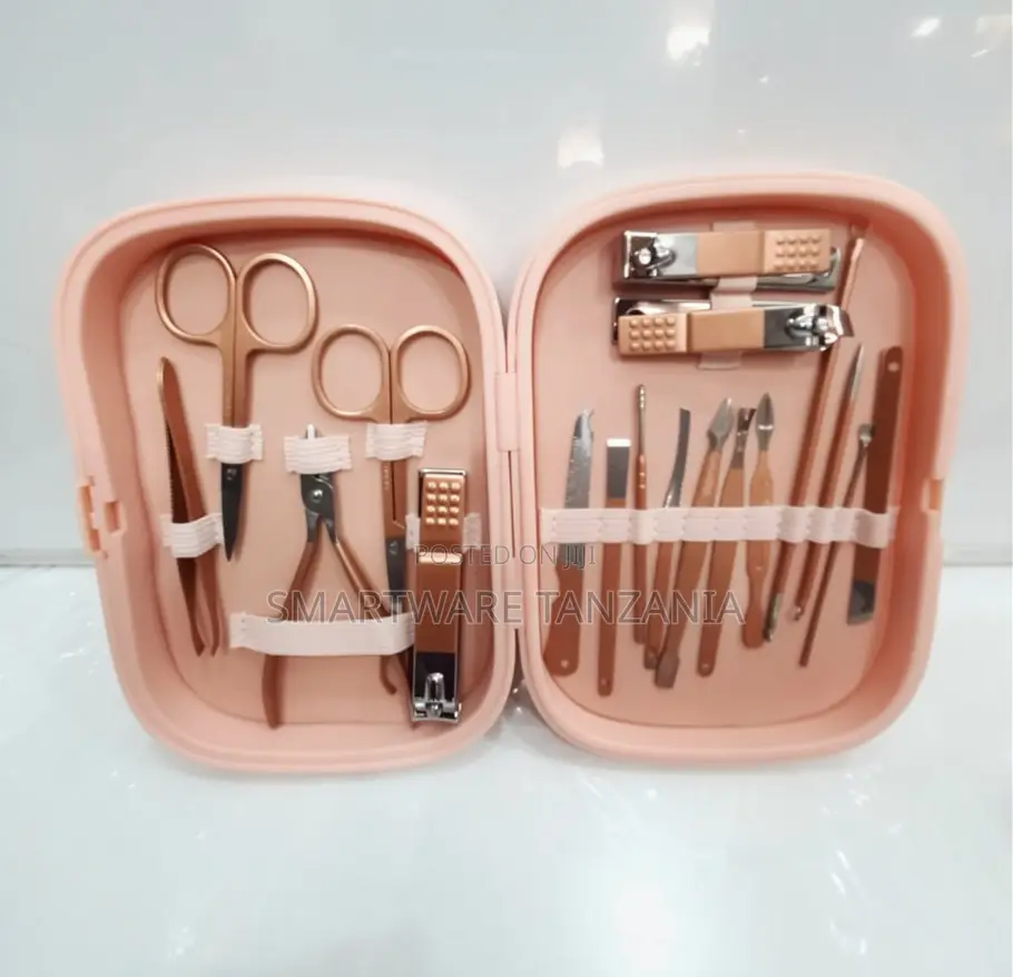20-Piece Manicure Set in Portable Case With Stainless Steel Tools