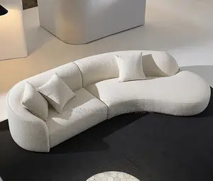 Hexagon Sofa Sets Ya Watu Watano , Rangi Nyeupe