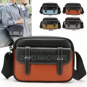 Grain Leather Cross Chest Bags