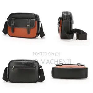 Grain Leather Cross Chest Bags