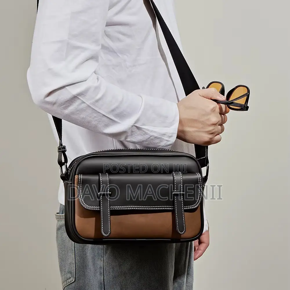 Grain Leather Cross Chest Bags
