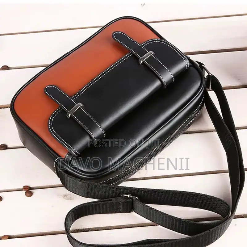 Grain Leather Cross Chest Bags