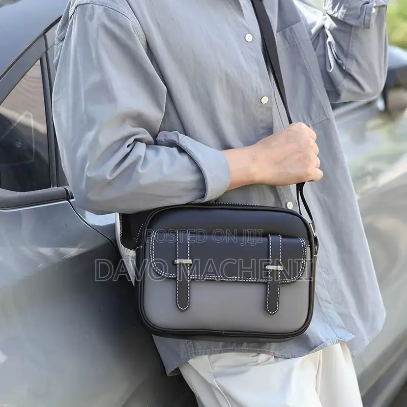 Grain Leather Cross Chest Bags