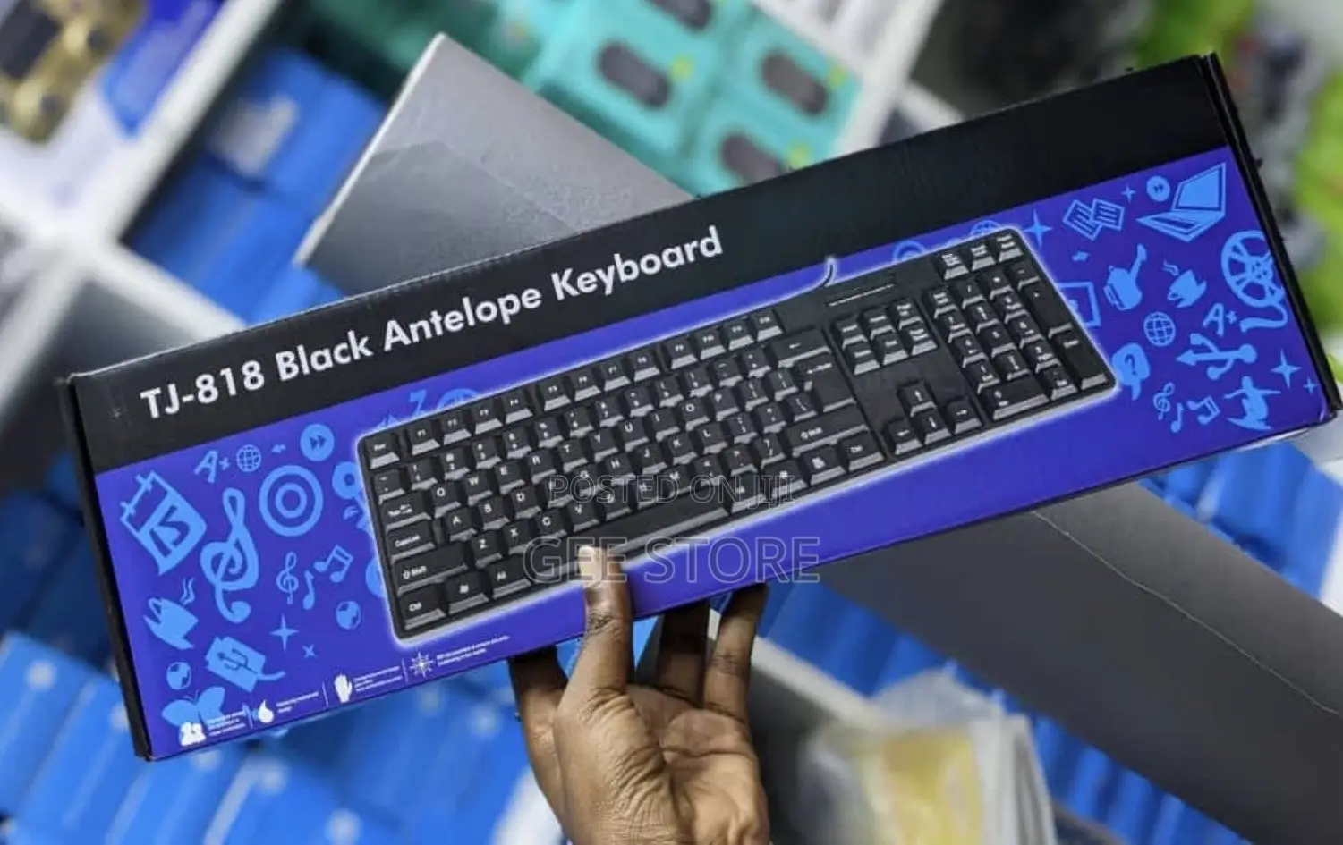 TJ-818 Black Antelope Keyboard