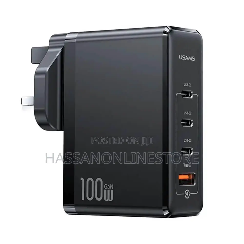 USAMS US-CC166 T51 100W 4-Port GaN Fast Charger