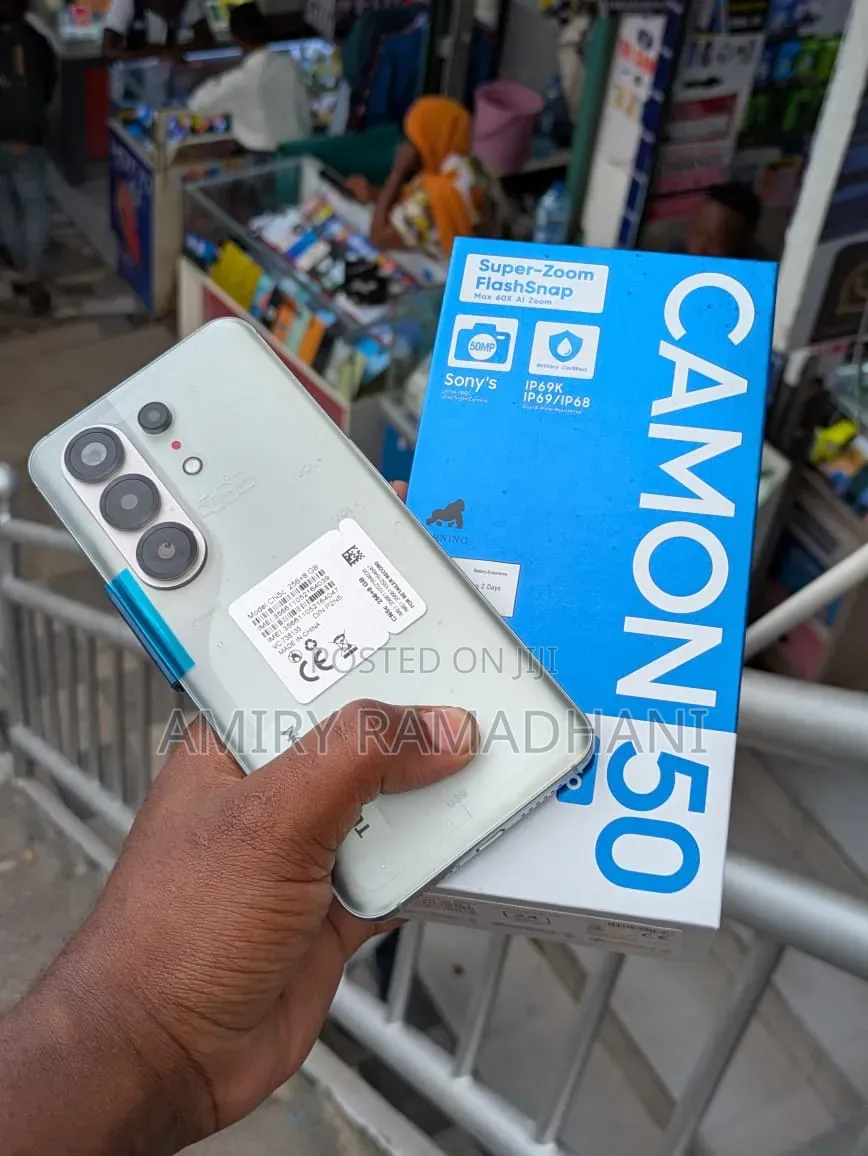 New Tecno Camon 50 Pro 256 GB Gray