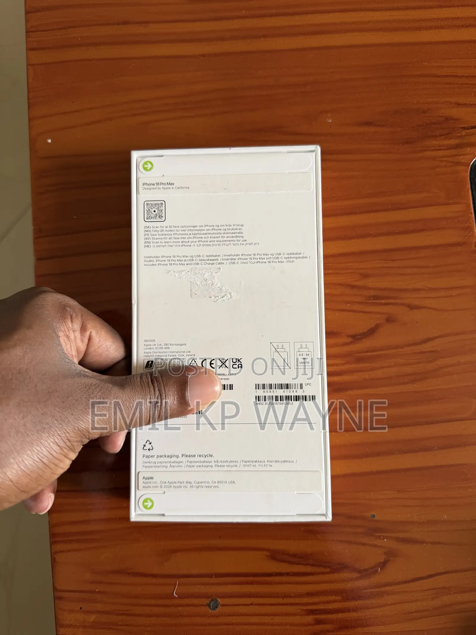 New Apple iPhone 18 Pro Max 512 GB