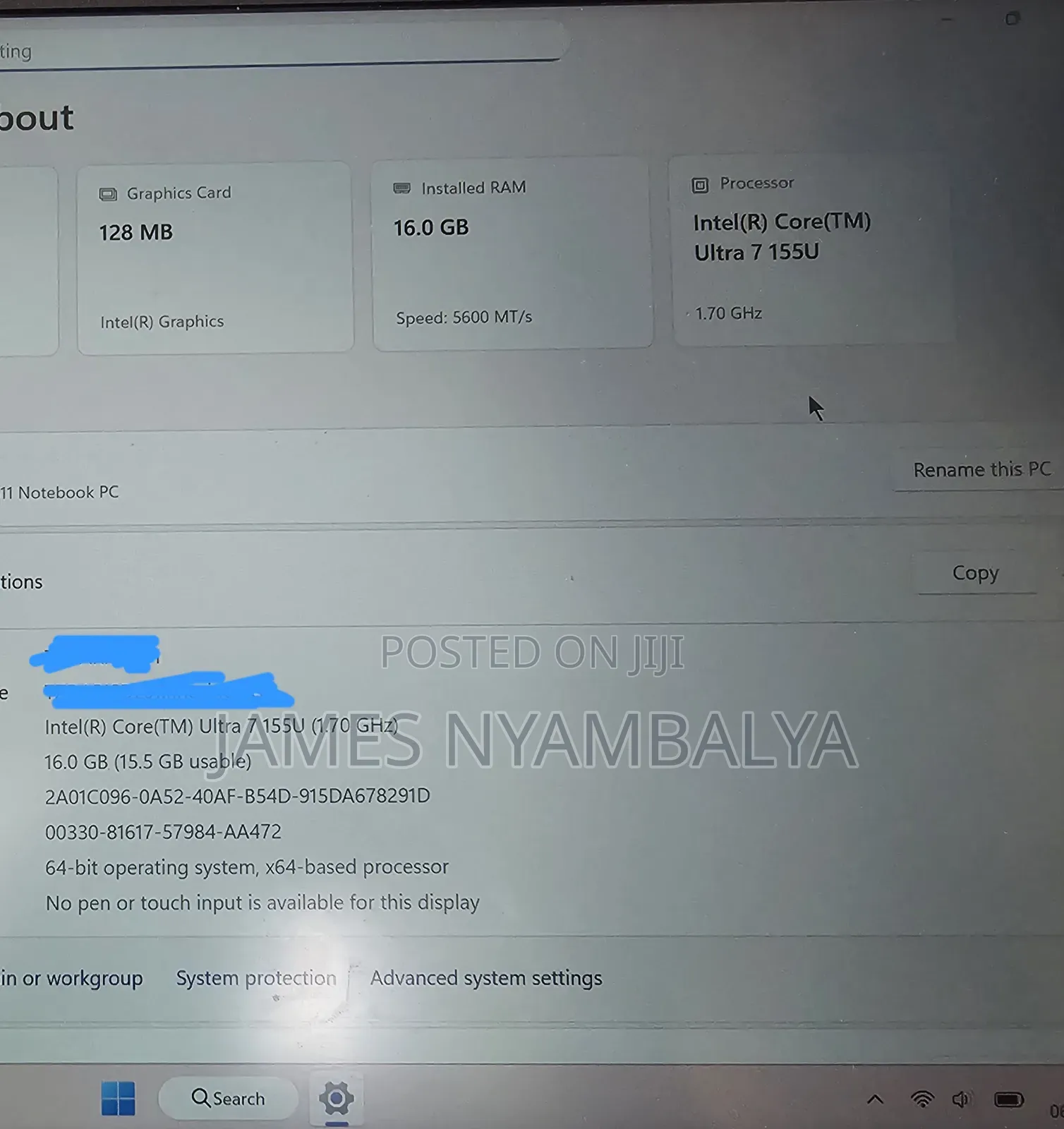 Laptop HP ProBook 440 G10 1GB Intel Core Ultra 7 SSD 1T
