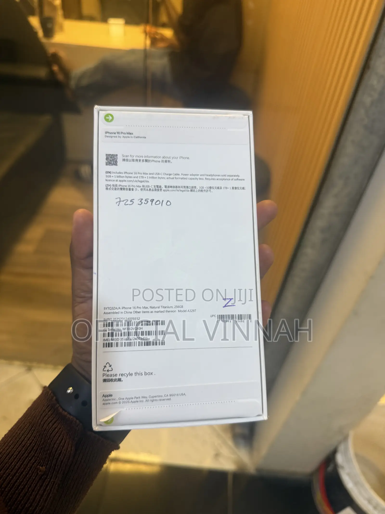 New Apple iPhone 16 Pro Max 256 GB Gray