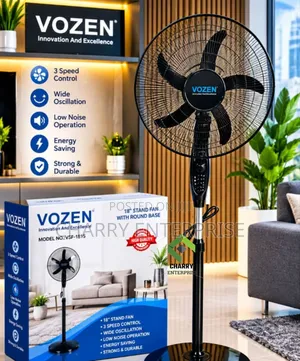 VOZEN Floor Stand Fan SIZE 18
3 Speed Control