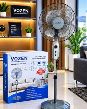 VOZEN Floor Stand Fan SIZE 16 Feni Ya Lisasa
4 Speed Control