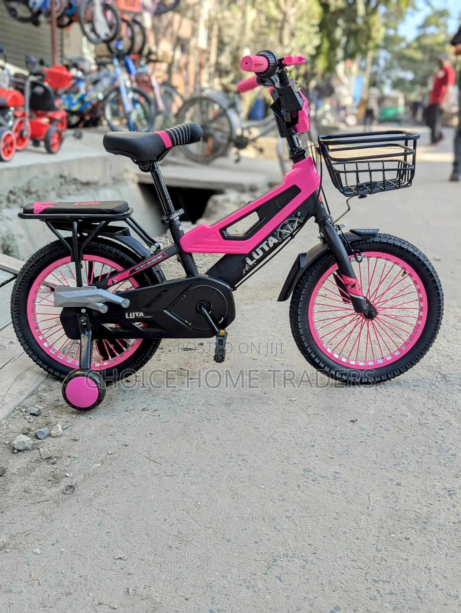 Pink Kid Biycle Size 18