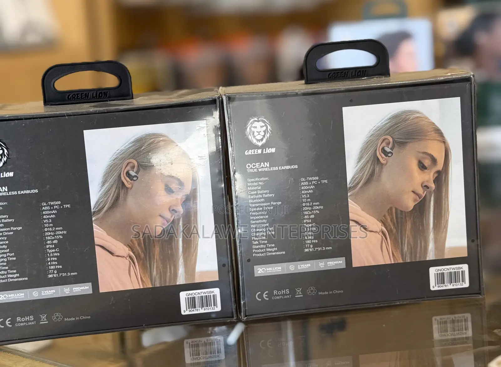 Green Lion Ear Headphones