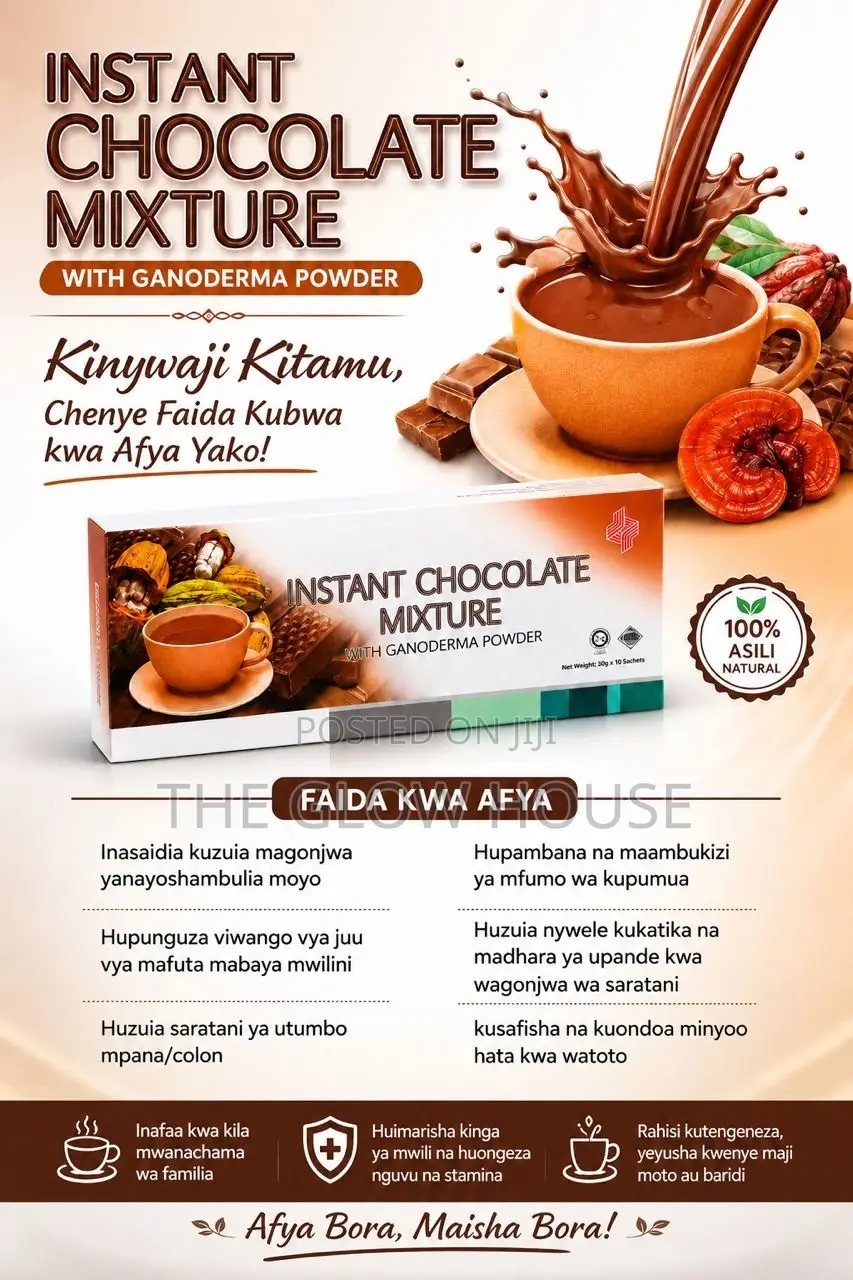 Instant Chocolate Mixture With Ganoderma Powder