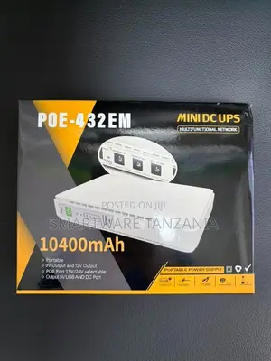 POE-432EM Mini DC UPS Portable Power Supply, 10400mAh, 9v/12v Output