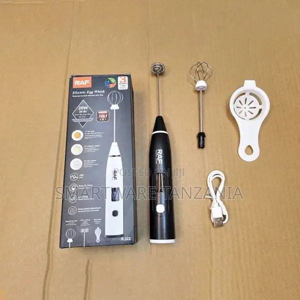 RAF Rechargeable Milk Frother Handheld Coffee Frother Wand Drink Mixer
