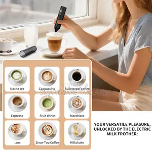 RAF Rechargeable Milk Frother Handheld Coffee Frother Wand Drink Mixer