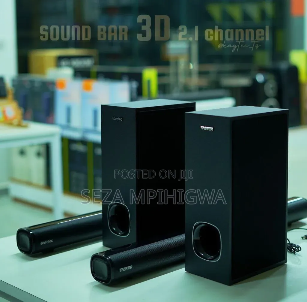 ​3D 2.1 Channel Soundbar System (Soundtec & Faster)