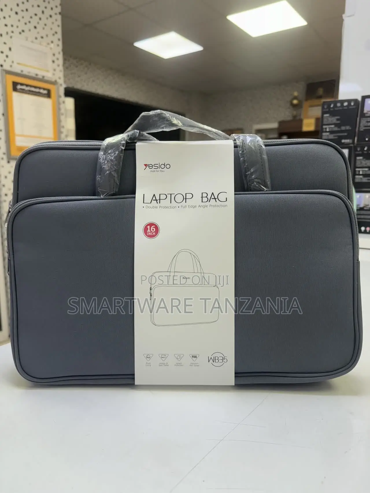 Yesido 16 Inch Laptop Bag, Double Protection, Full Edge Angle Design
