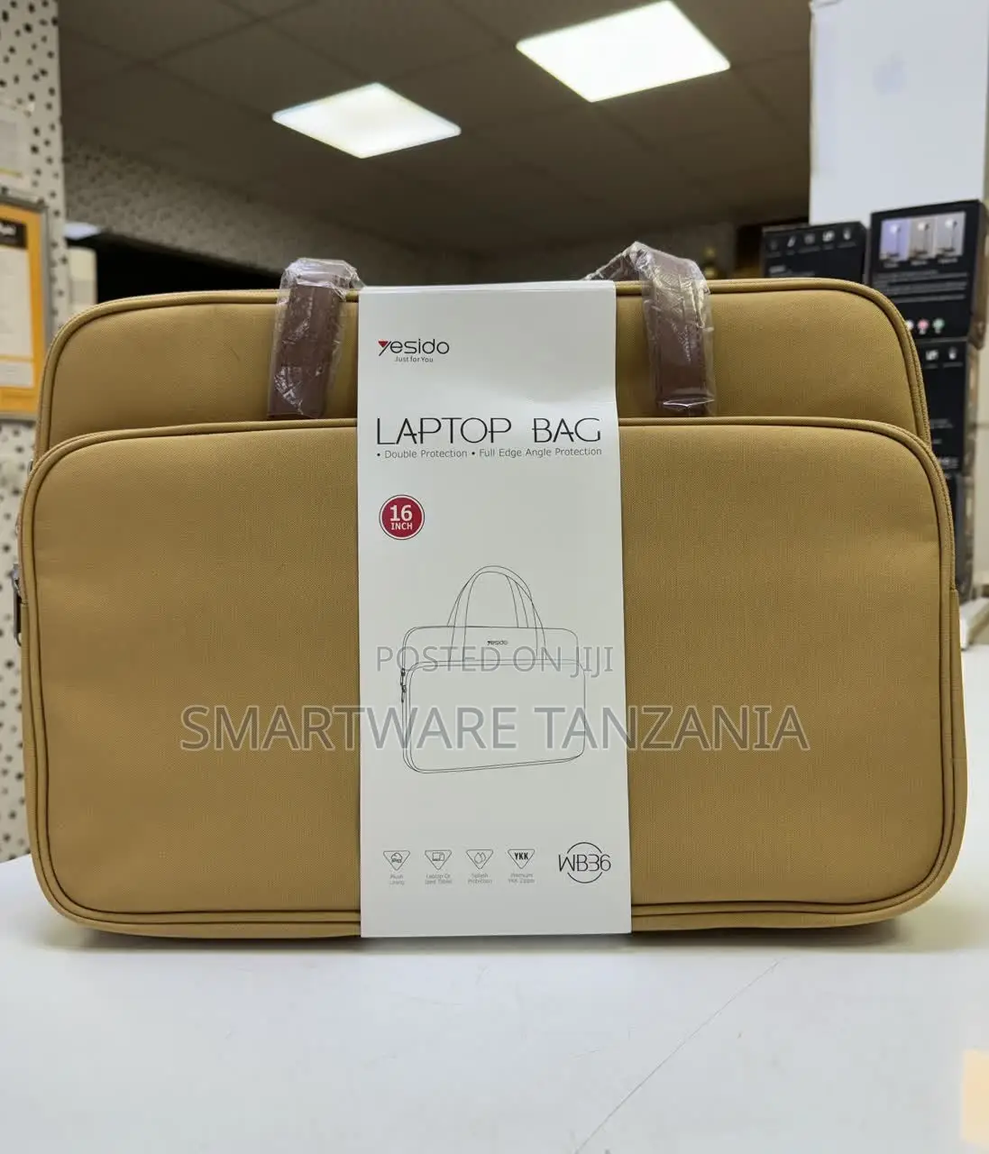 Yesido Laptop Bag for 16 Inch Devices, Double Protection, Durable