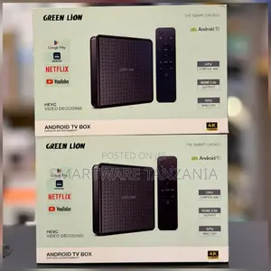 Green Lion Android TV Box, 4K Resolution, Cortex A53 CPU, HDMI 2.0a