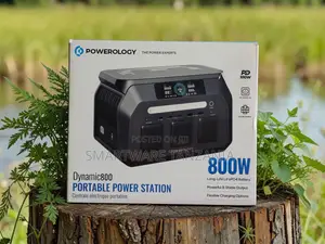 Powerology Dynamic800 Portable Power Station, 800W, LiFePO4 Battery