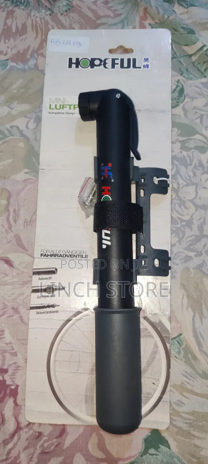 Bike Mini Pump and Extension Frame