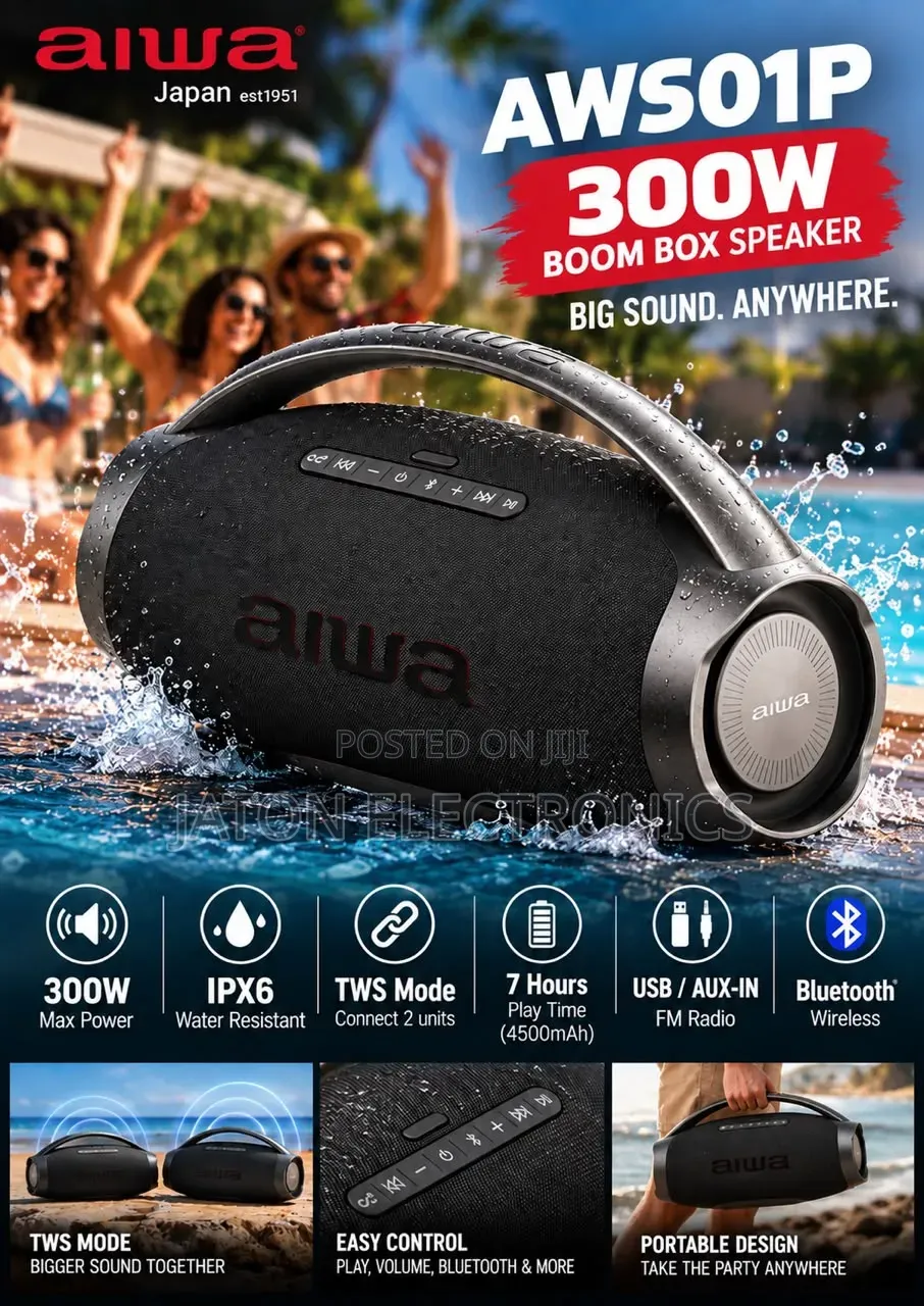 Aiwa Boombox Speaker 300watts