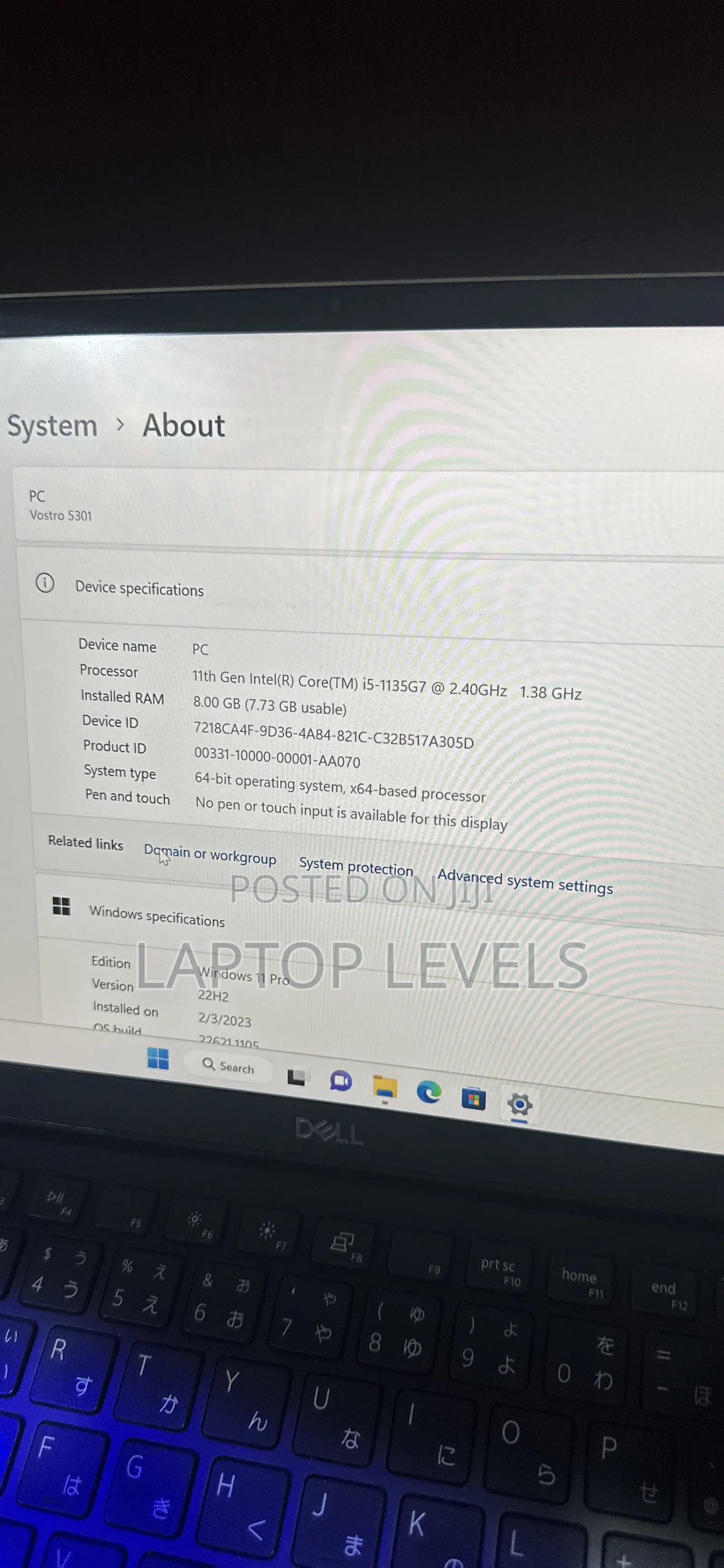 Laptop Dell Vostro 13 5300 8GB Intel Core i5 SSD 256GB