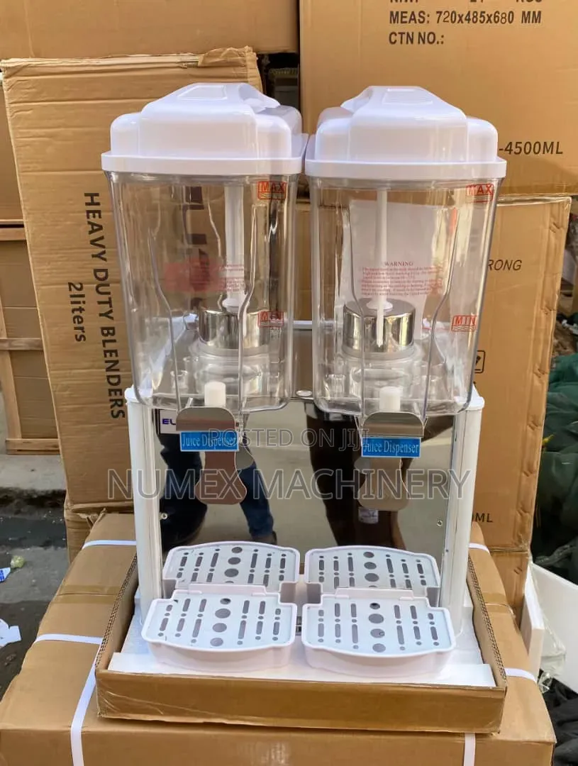 Juice Dispenser Two Tank