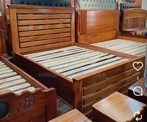 Unique and Luxury Bed Ya 5/6 Material Ni Mbao Ya Mninga