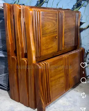 Airbnb Luxury Bed Ya Ukubwa Wa 5/6 Material Ni Mbao Ya Mninga
