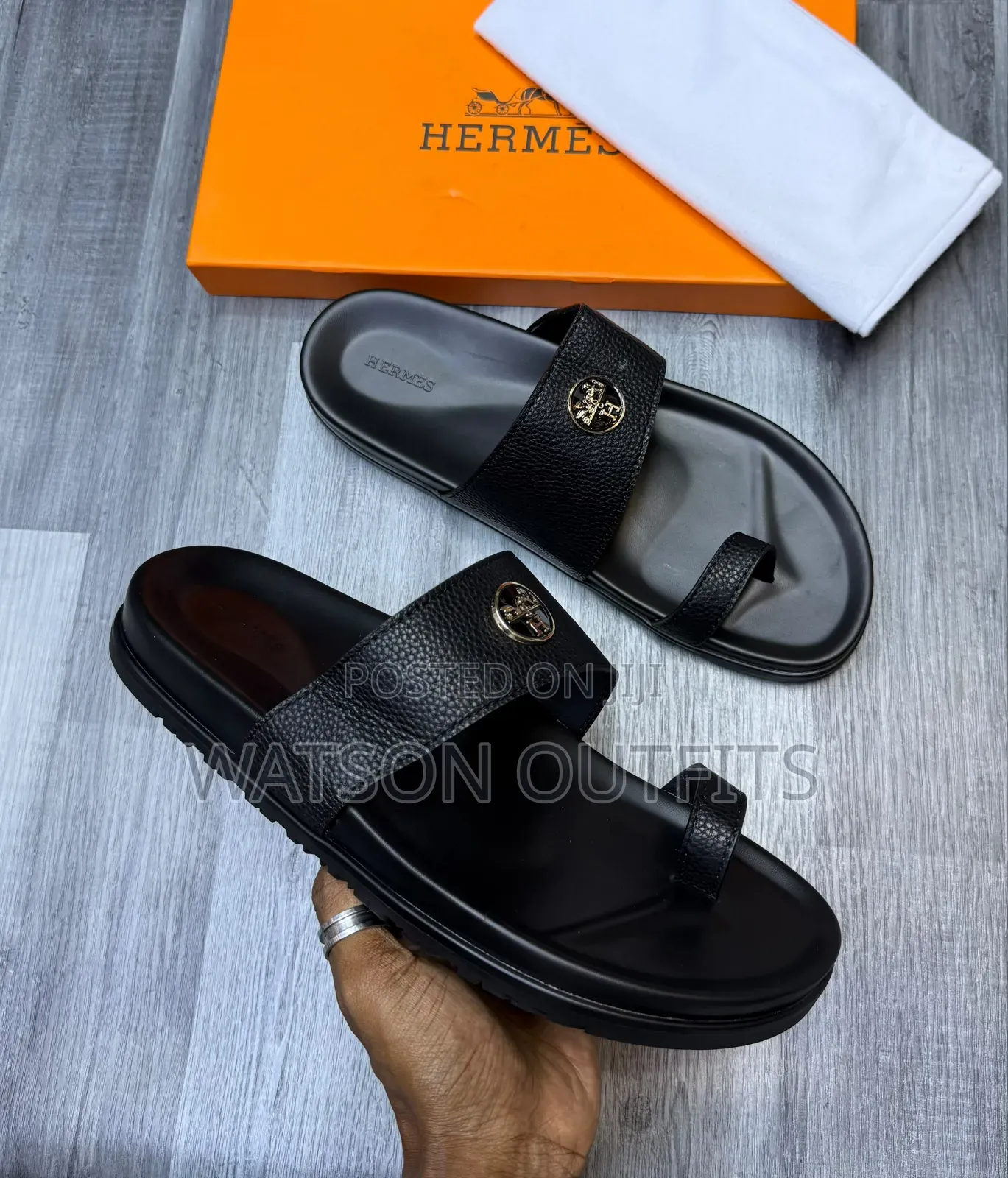 Men's Leather Sandals 2 Classic Colours Multidesign