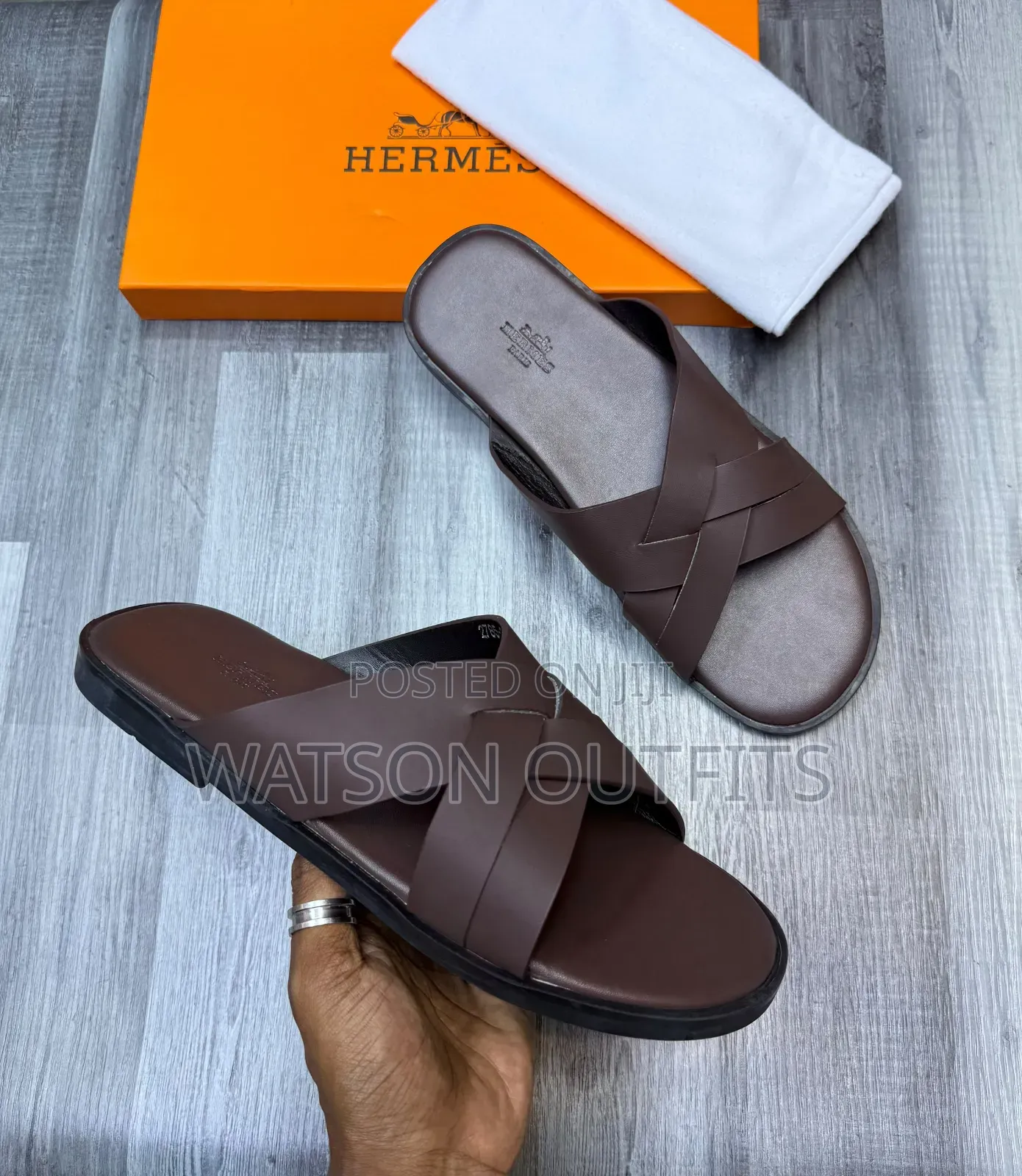 Men's Leather Sandals 2 Classic Colours Multidesign