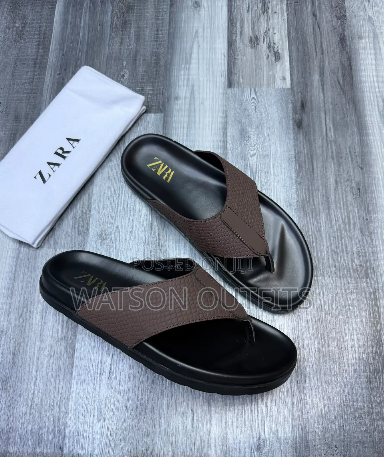 Men's Leather Sandals 2 Classic Colours Multidesign