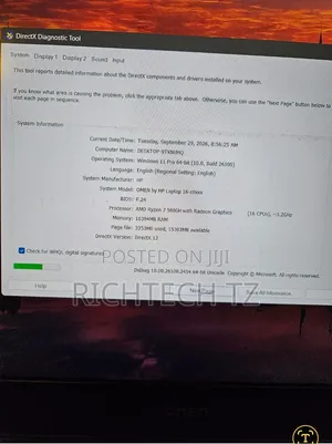 Laptop HP Omen 16 16GB AMD Ryzen 7 SSD 512GB
