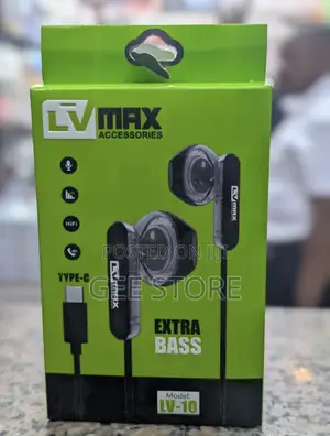 LV Max Accessories LV-10 a Pair of Wired in-Ear Headphones
