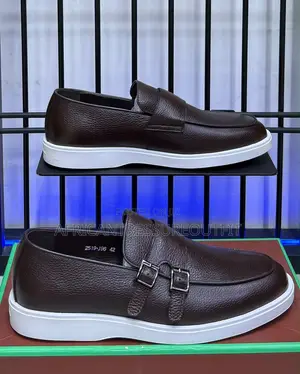 Santoni Loafer Casual Double Monk Strap Rubber Sole and Soft Suede