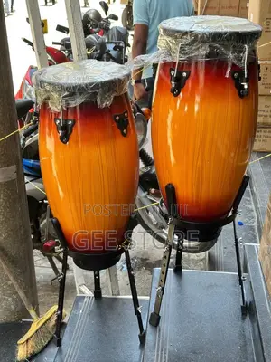 A Set of Conga Drums (Also Known as Tumba in Swahili