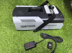 Shows a 1500W Electric Fog/Smoke Machine (Fogger)